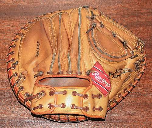 Sherman Lollar Rawlings NWC Heart of the Hide Catchers Mitt Back