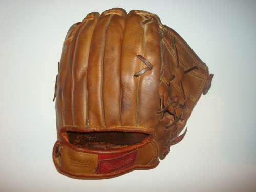 Eddie Mathews Rawlings EM Heart of the Hide Back