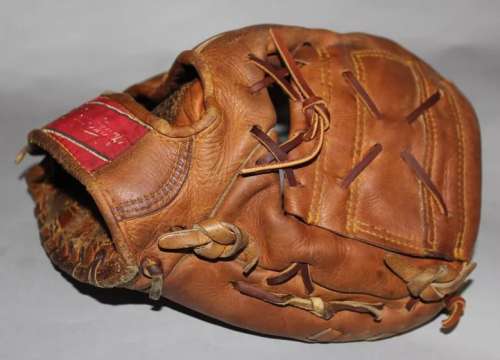 Eddie Mathews Rawlings EM Personal Model Back