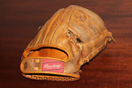 Eddie Mathews Rawlings EM Personal Model Back