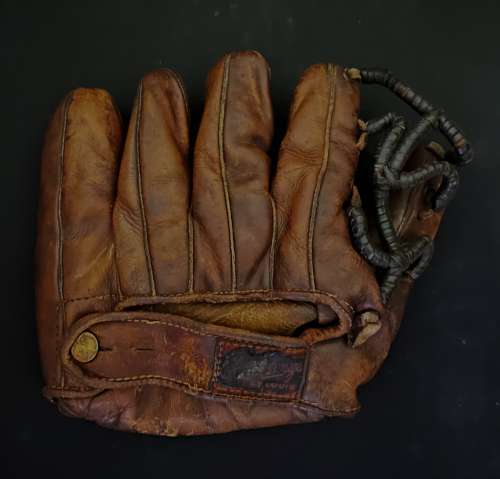 Ken Keltner Rawlings KK Rolled Lace Web Back