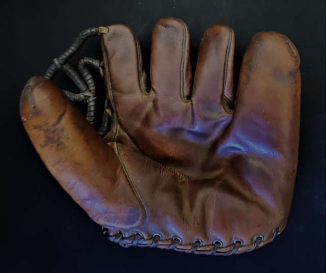 Ken Keltner Rawlings KK Rolled Lace Web Front
