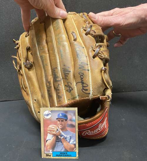 Rawlings PRO C-FC Mike Marshall Game Used Back