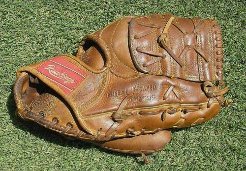 Warren Spahn Rawlings XPG3 Personal Model Back