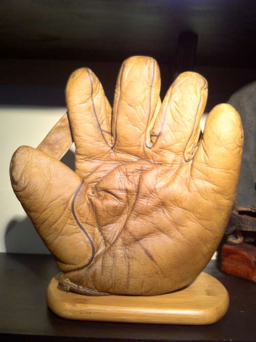 A.J. Reach 1 Inch Web Light Brown Front