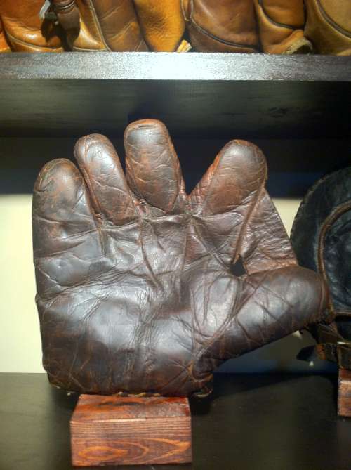 A.J. Reach Full Web Dark Brown Lefty Front