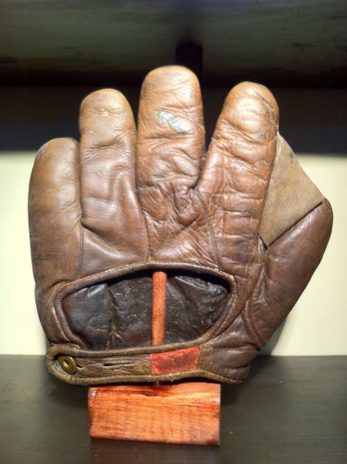 Spalding Full Web Brown Back