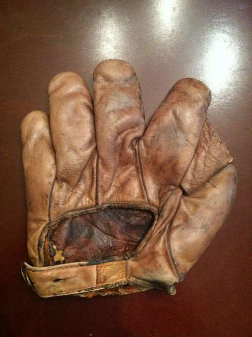 Spalding Full Web Brown Back