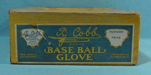 Ty Cobb Brand W.B. Jarvis Company Glove Box