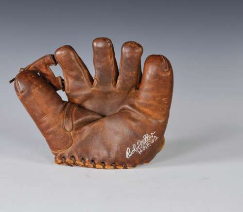 Wilson S837 With Bob Feller Autograph Front